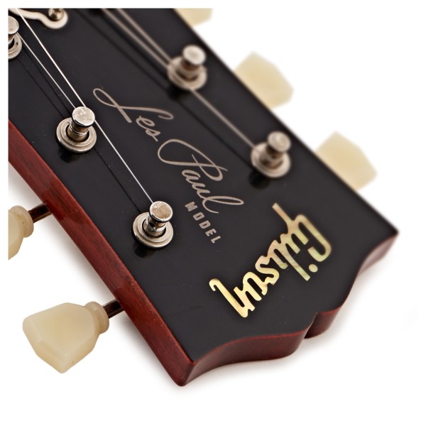 Gibson Custom 1958 Les Paul Standard Reissue VOS, Washed Cherry Sunburst #841940 - headstock logo