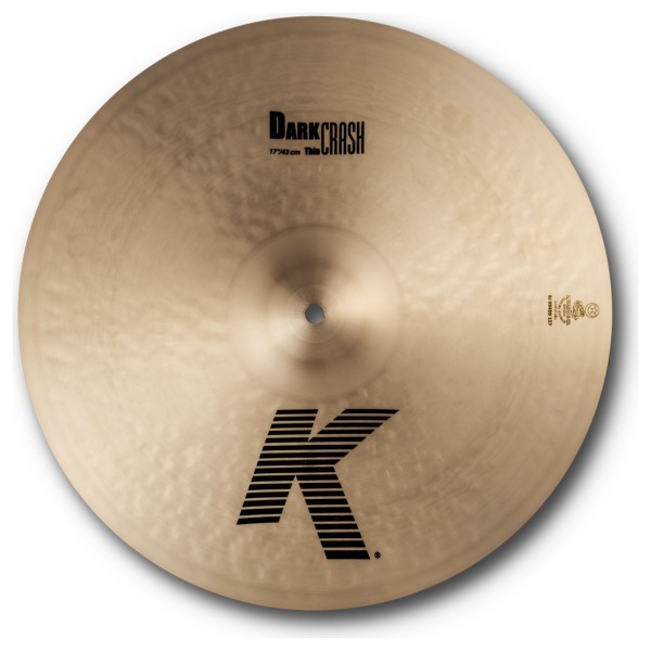 Zildjian K 17'' Thin Dark Crash Cymbal Top