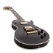 Gibson Custom Les Paul Custom, Ebony #CS501087 - angle shot