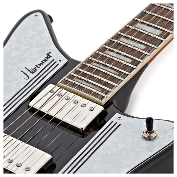 Hartwood Charger Electric Guitar, Jet Black