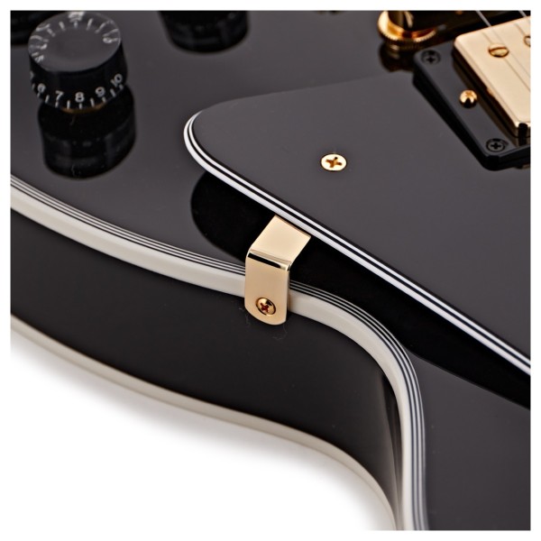 Gibson Custom Les Paul Custom, Ebony #CS501087 - scratchplate