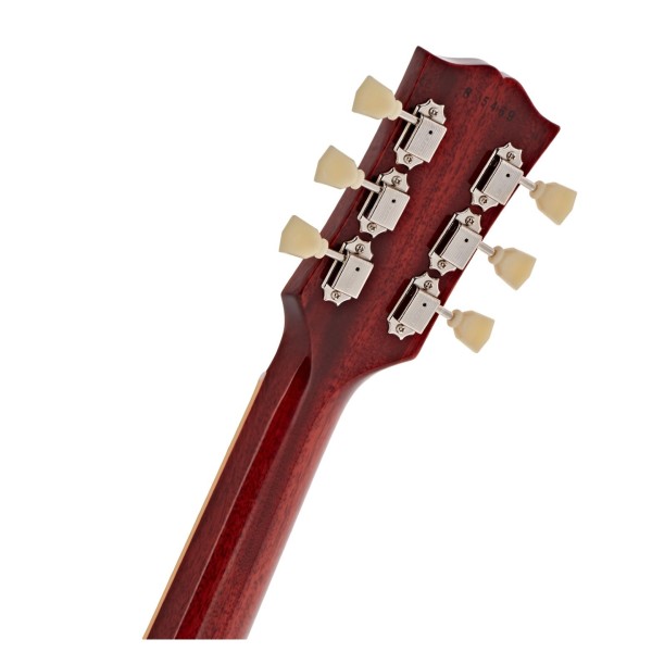 Gibson Custom 1958 Les Paul Standard Reissue VOS, Ice Tea Burst #85469 - back of headstock