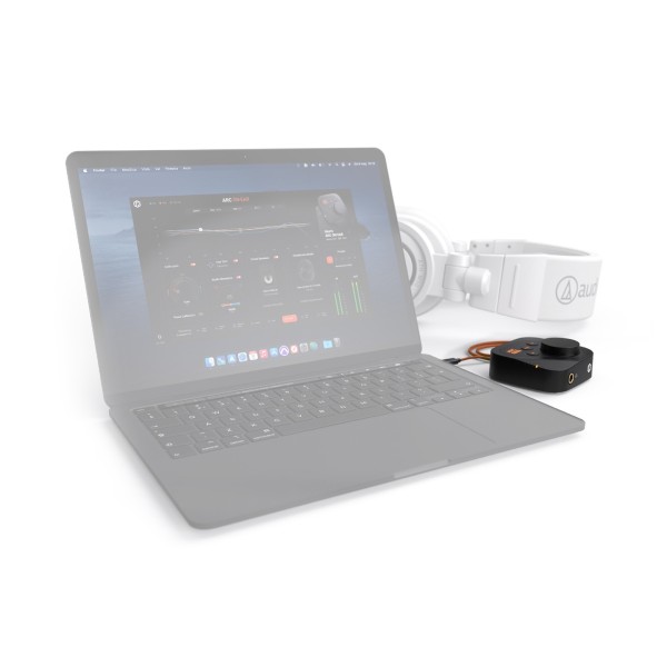 IK Multimedia ARC On-Ear, Standalone Headphone Correction Device - With Laptop (Laptop and Headphones Not Included)