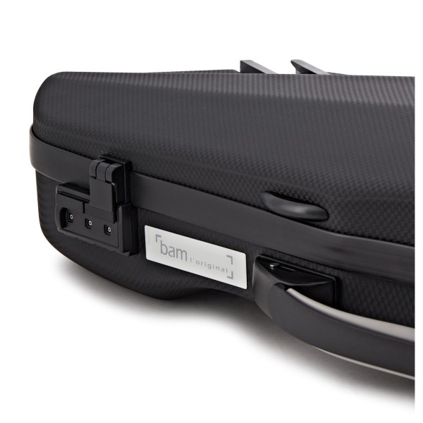BAM Iconic by David Garrett Hightech Cabin Violin Case, Black - Logo