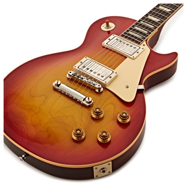 Gibson Custom 1958 Les Paul Standard Reissue VOS, Washed Cherry Sunburst #85324 - lower bout
