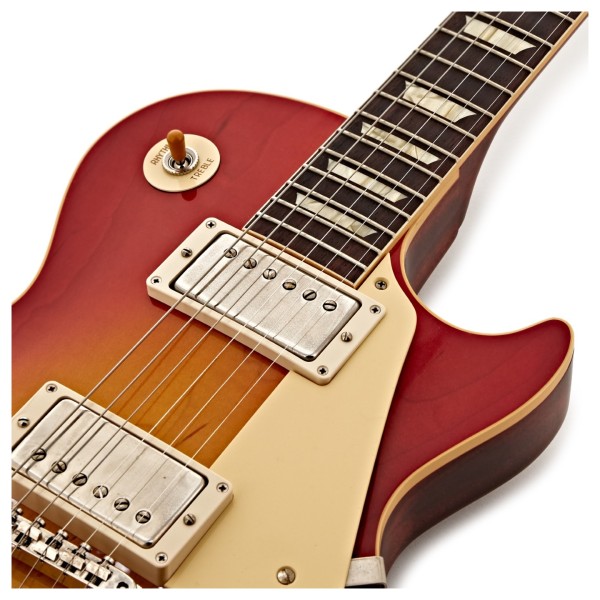 Gibson Custom 1958 Les Paul Standard Reissue VOS, Washed Cherry Sunburst #85324 - upper bout