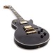 Gibson Custom Les Paul Custom, Ebony #403592 - angle shot