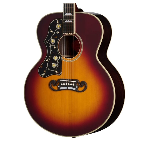 Epiphone IGC Pre-War SJ-200 Rosewood Reissue Left Handed, Vintage Sunburst - front of body