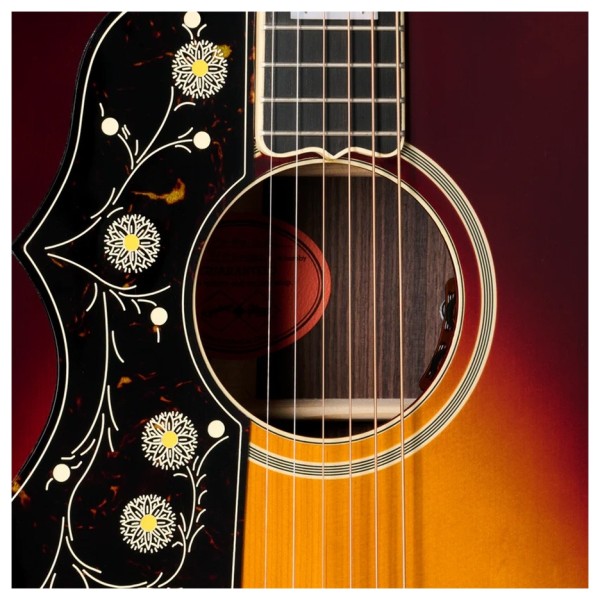 Epiphone IGC Pre-War SJ-200 Rosewood Reissue Left Handed, Vintage Sunburst - soundhole