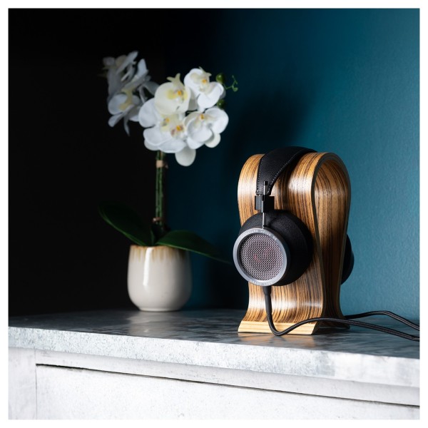Grado Signature HP100 SE Headphones with Free Carry Case - blue wall 