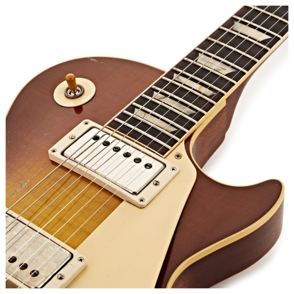Gibson Custom 1959 Les Paul Standard Reissue Heavy Aged, Slow Iced Tea Fade #95041 - upper bout