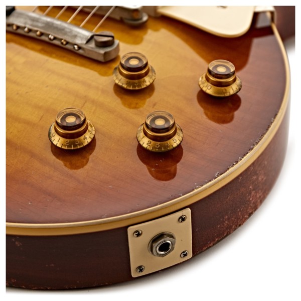 Gibson Custom 1959 Les Paul Standard Reissue Heavy Aged, Slow Iced Tea Fade #95041 - controls