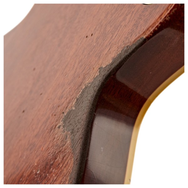 Gibson Custom 1959 Les Paul Standard Reissue Heavy Aged, Slow Iced Tea Fade #95041 - ageing on back