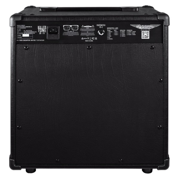 Ashdown Killer Tone KT-30FX Guitar Combo Amplifier - Rear