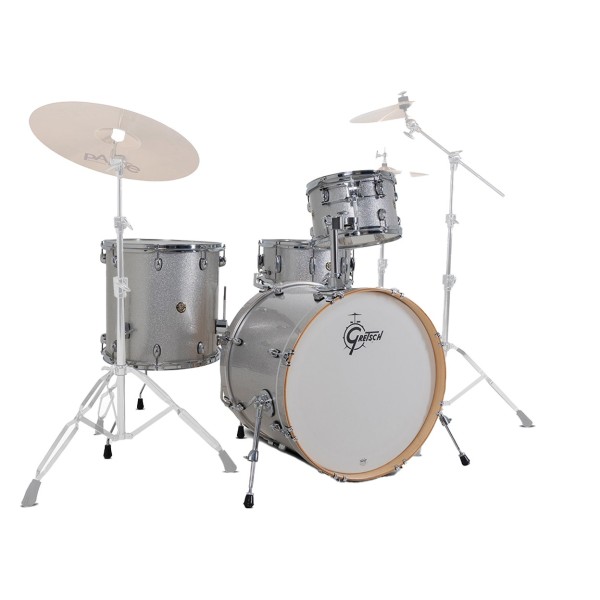 Gretsch Catalina Maple 22" 4pc Shell Pack, Silver Sparkle
