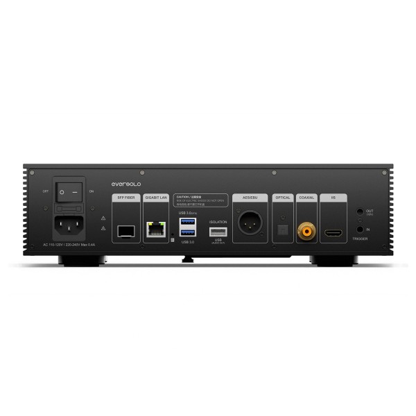 EverSolo T8 Streaming Transport, Black - rear 
