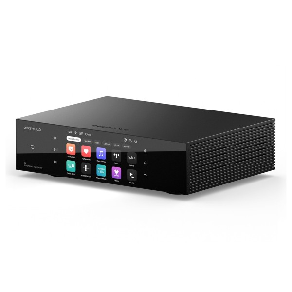 EverSolo T8 Streaming Transport, Black - left angle 