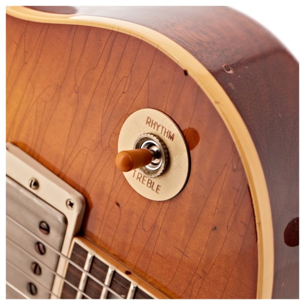 Gibson Custom 1959 Les Paul Standard Reissue Heavy Aged, Golden Poppy Burst #943561 - pickup selector