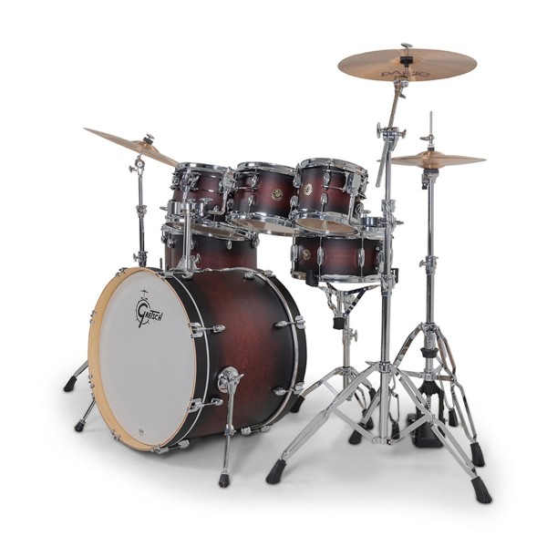Gretsch Catalina Maple 22" 7pc Shell Pack, Satin Deep Cherry Burst