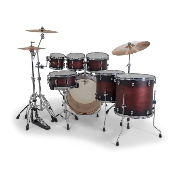 Gretsch Catalina Maple 22" 7pc Shell Pack, Satin Deep Cherry Burst