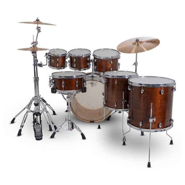 Gretsch Catalina Maple 22" 7pc Shell Pack, Walnut Glaze