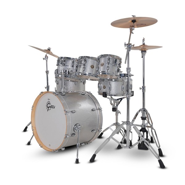 Gretsch Catalina Maple 22" 7pc Shell Pack, Silver Sparkle