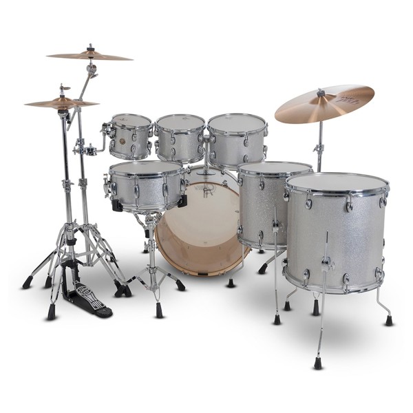 Gretsch Catalina Maple 22" 7pc Shell Pack, Silver Sparkle