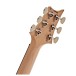 PRS CE24 Semi Hollow, Fire Red Burst - back of headstock