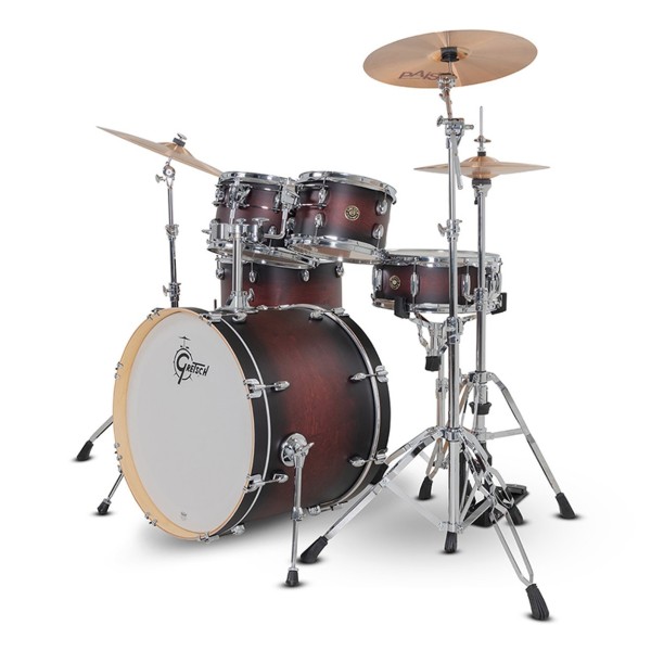 Gretsch Catalina Maple 22" USA Fusion Shell Pack, Satin Deep Cherry Burst