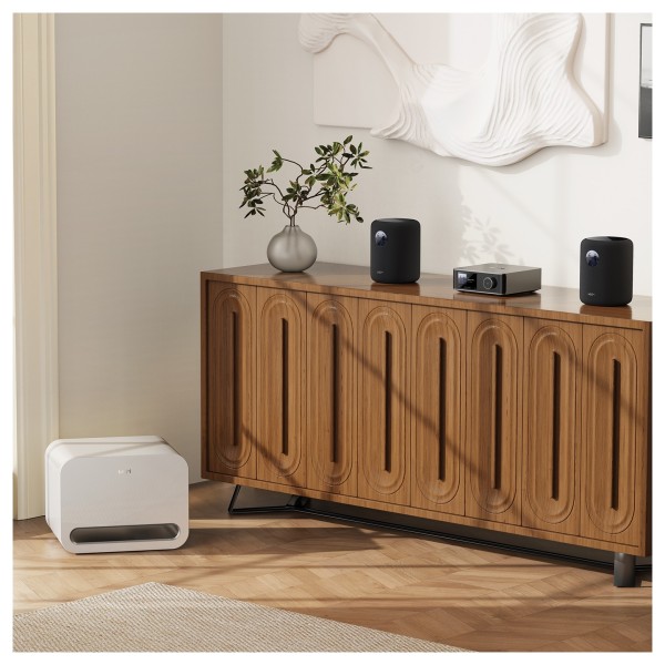WiiM Sub Pro Subwoofer, White - lifestyle - 1