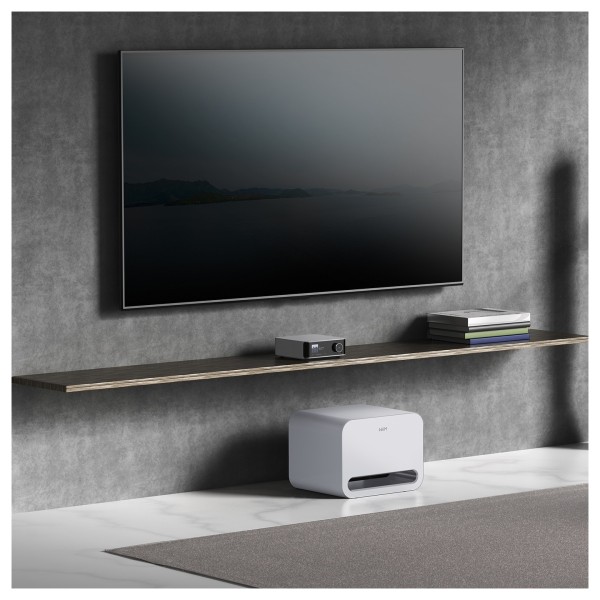 WiiM Sub Pro Subwoofer, White - lifestyle - 7