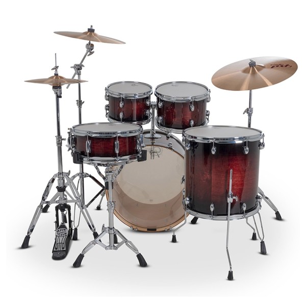 Gretsch Catalina Maple 22" USA Fusion Shell Pack, Deep Cherry Burst