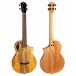 Flight Aviator All Solid Baritone Ukulele, Mango - front and back