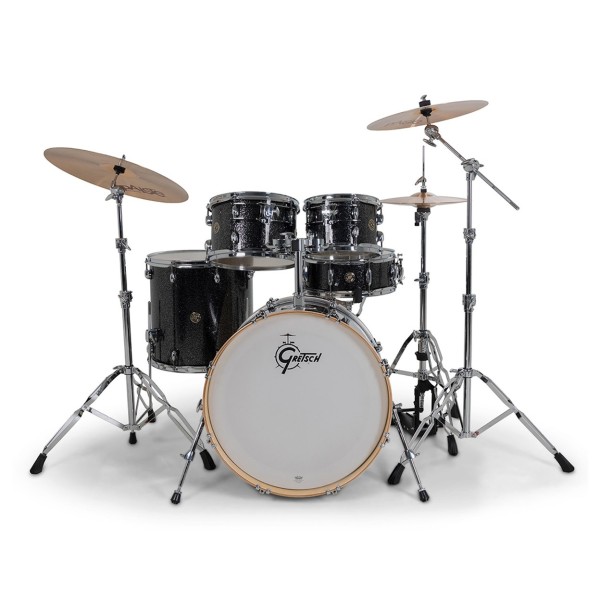 Gretsch Catalina Maple 22" USA Fusion Shell Pack, Black Stardust