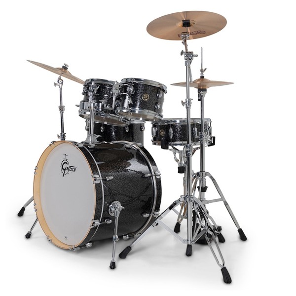 Gretsch Catalina Maple 22" USA Fusion Shell Pack, Black Stardust