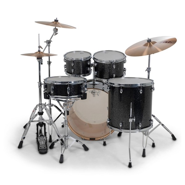 Gretsch Catalina Maple 22" USA Fusion Shell Pack, Black Stardust