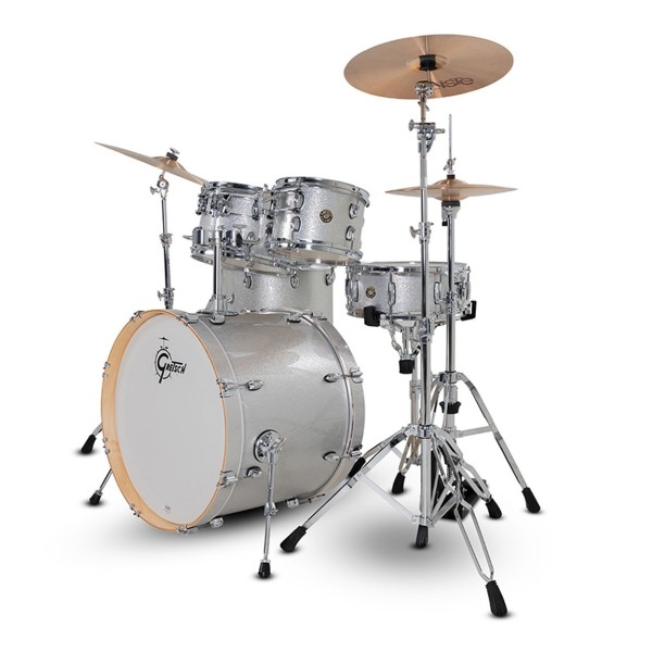 Gretsch Catalina Maple 22" USA Fusion Shell Pack, Silver Sparkle
