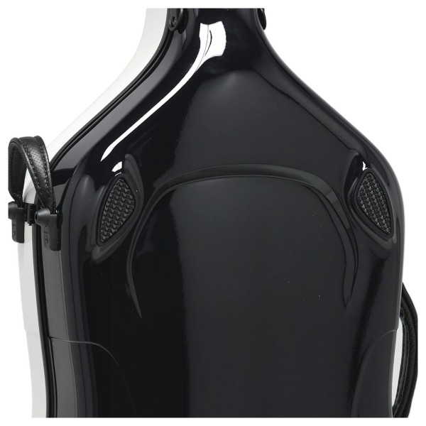Gewa Air 3.9 Anniversary Cello Case, White and Black