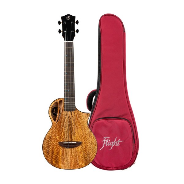 Flight Aviator All Solid Tenor Ukulele, Mango - ukulele and gig bag