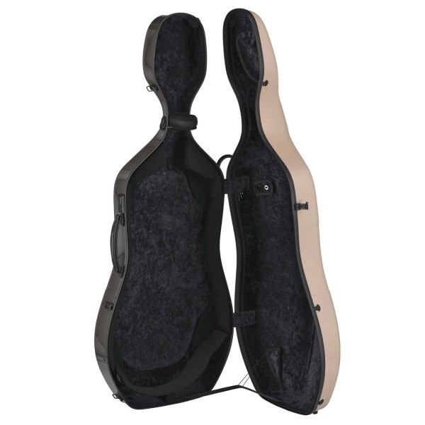 Gewa Air 3.9 Anniversary Cello Case, Brown and Beige