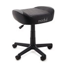 modul Premium Footstool, Black and Grey