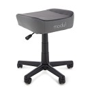 modul Tabouret Repose-Pied, noir et gris