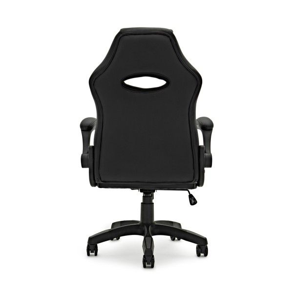 modul Studio Chair and Footstool, Black and Grey