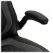 modul Studio Chair and Footstool, Black and Grey