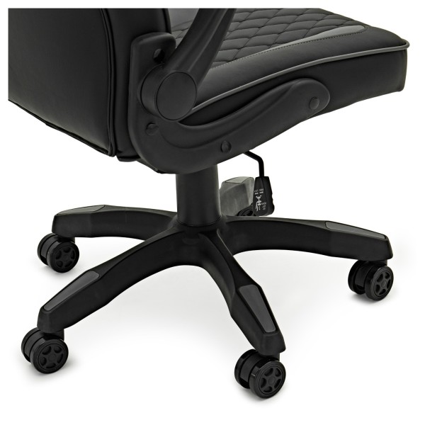 modul Studio Chair and Footstool, Black and Grey