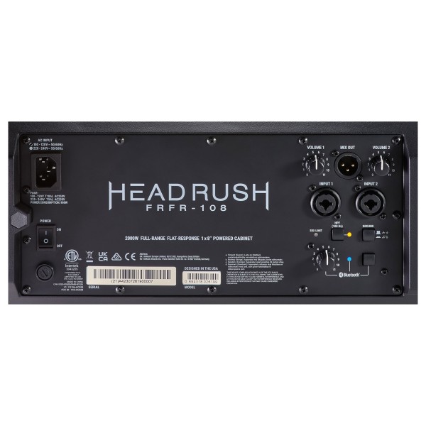 HeadRush FRFR108 MK2 2000W Full Range Powered 1x8 Speaker