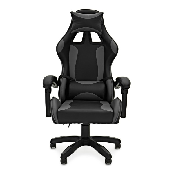 modul Studio Chair and Footstool, Black and Grey