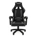 modul Studio Chair and Footstool, Black and Grey