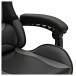 modul Studio Chair and Footstool, Black and Grey