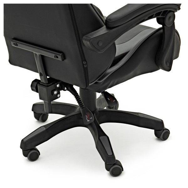 modul Studio Chair and Footstool, Black and Grey